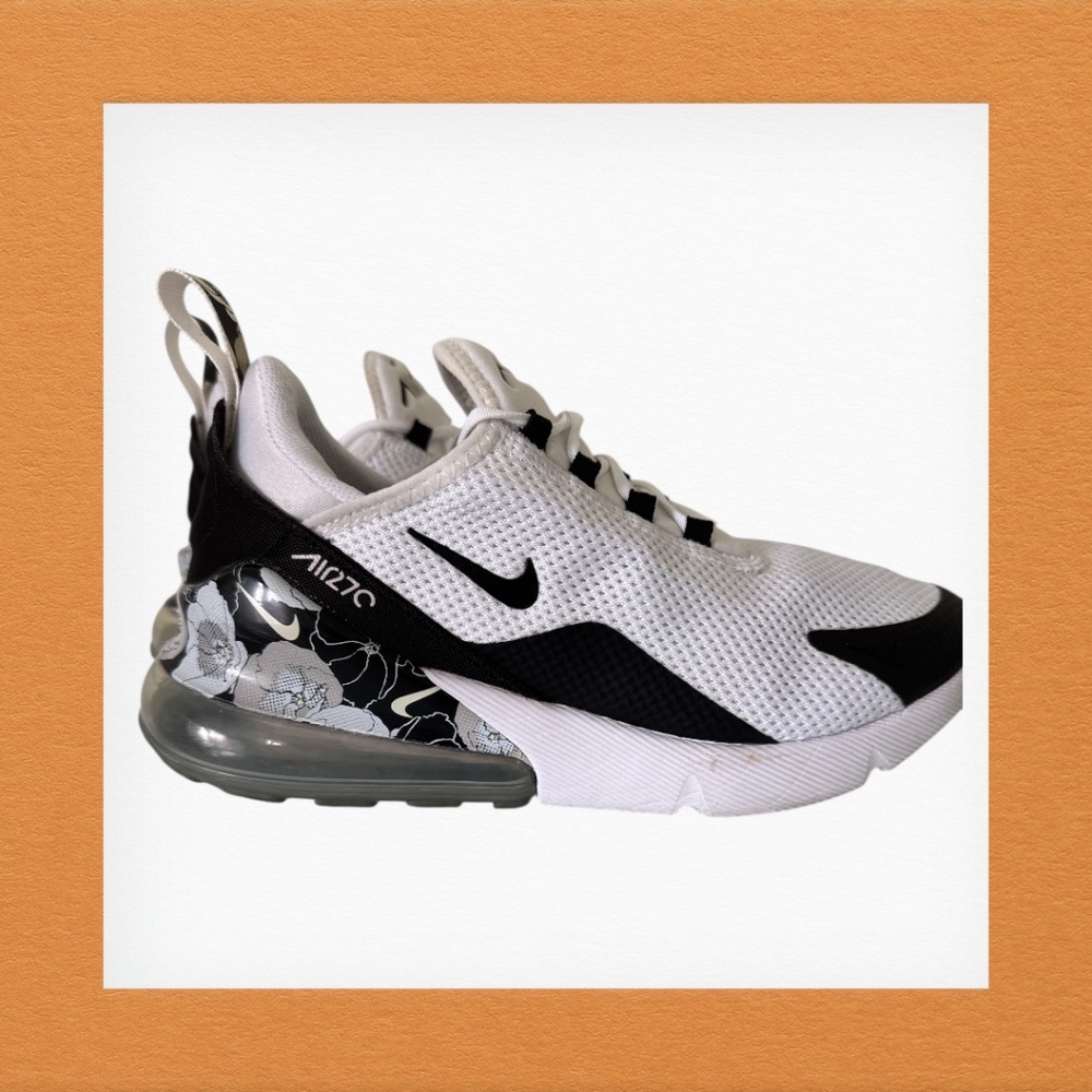 Nike Air Max 270 White Black Sneakers